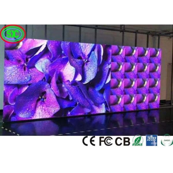 Indoor 280W 2500cd/㎡ P2.976 LED Stage Backdrop Screen