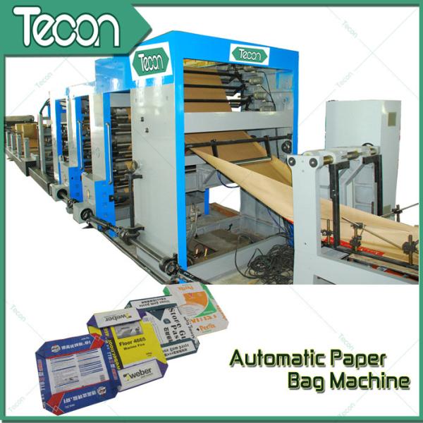 Bevel Gear Full Automatic Paper Bag Making Machine with Siemens Screen Control