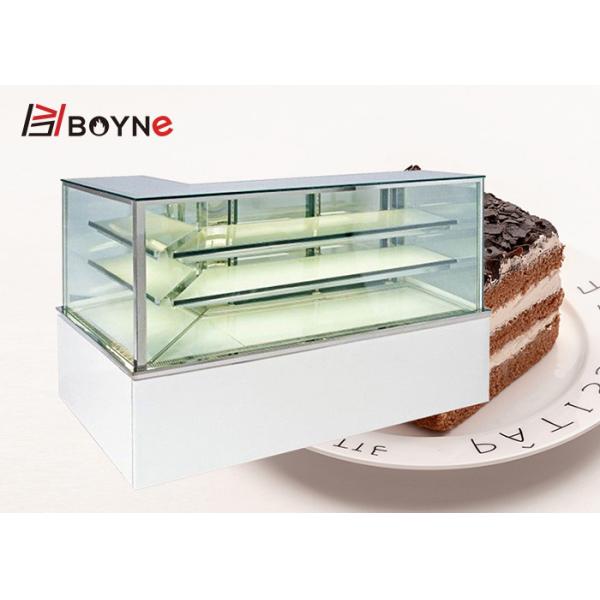 2 Layer L Type Cake Display Case Refrigeration Socep Compressor