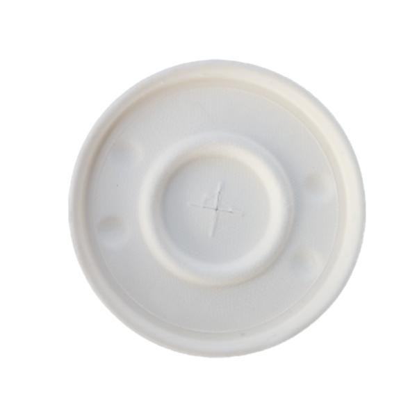 4oz 6oz 8oz 12oz Biodegradable Sugarcane Pulp Eco Cup Lids