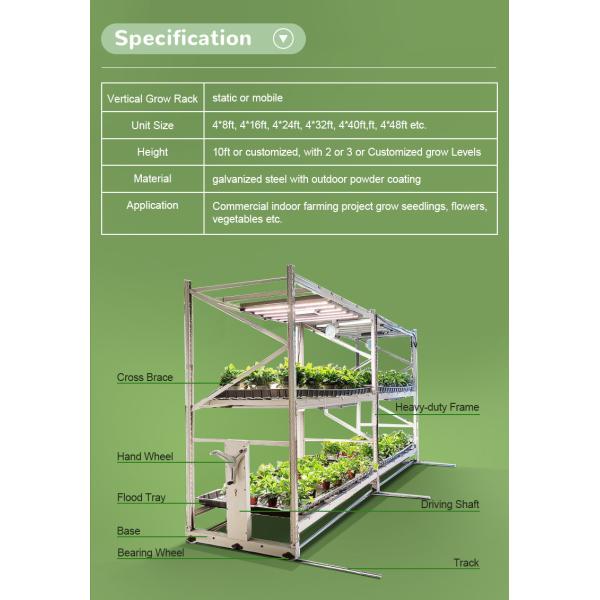 Multi-purpose Grow Racks Electrostatic Powder Coating Medium Duty Racking system
