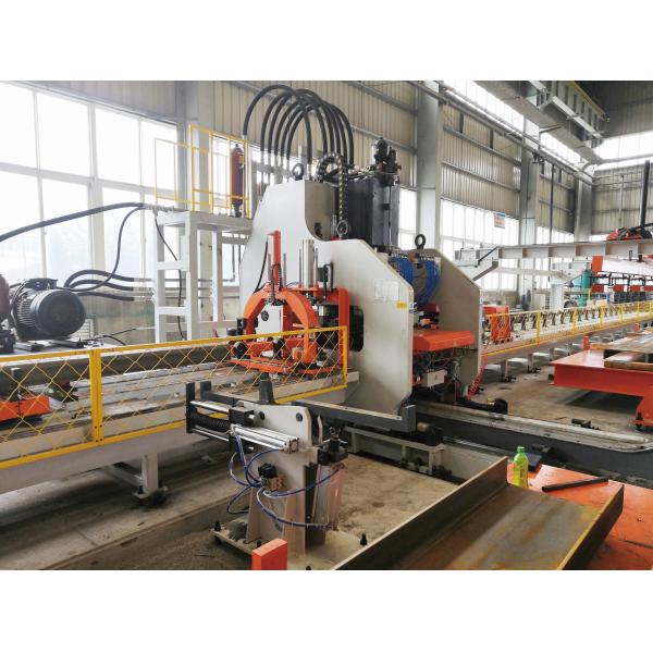 1200KN Nominal Force CNC Truck Beam Plate Punching Machine Max 750mpa Material Tensile
