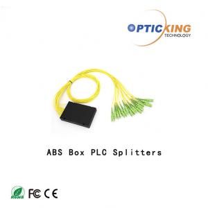 China Low Insertion Loss OPTICKING ABS PLC Splitter 1x64 1x32 on sale