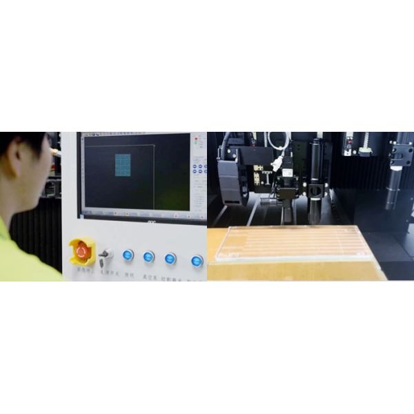 Laser Glass Cutting Machine engineered to provide fast cutting speeds while maintaining excellent edge on glass materials