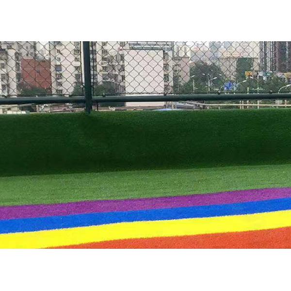 Latex PU Coating 9450 S / Sqm Flat Rooftop Artificial Turf