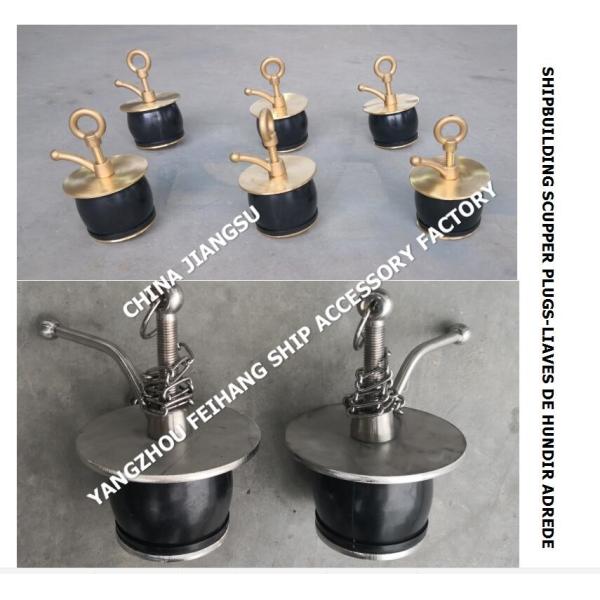 IMPA 232481 Model 50ON-50 Deck Scupper Plug, Gutter Plug Shipbuilding Scupper Plugs