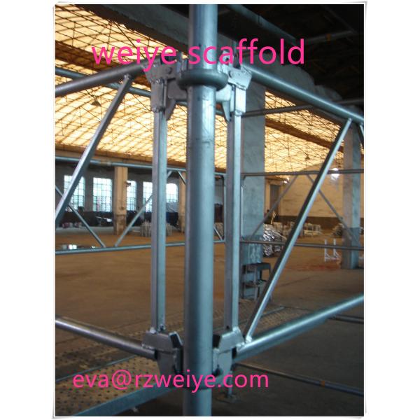 Q345 Hotgalvanized plus 8 scaffolding verticals standards for sale