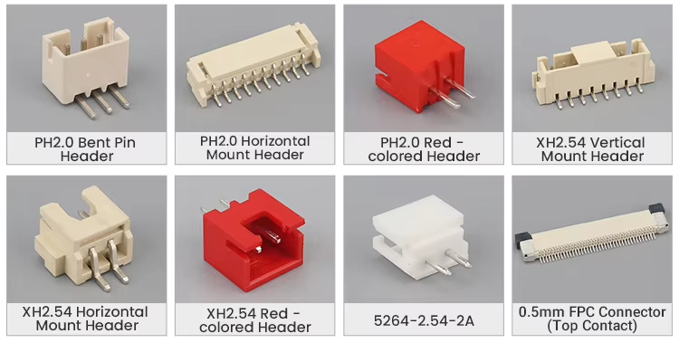 1.0mm Wafer Socket Horizontal Vertical Buckle Patch Pin Holder High-Temperature Resistant Phosphor Bronze Connector