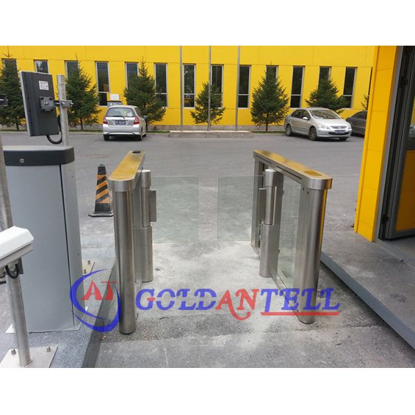 Stainless Steel Automatic Door Bidirectional Remote Control Security Turnstile Access Price Entrance Gate Pedestrian