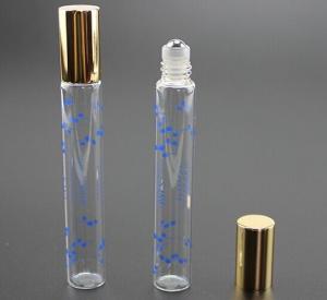 China Cosmetic Perfume Oil Roll On Glass Bottle With Roller Ball 4ml 6ml 10ml 15ml on sale