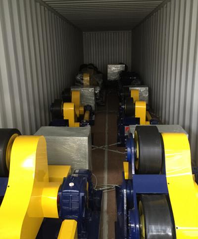 Pipe Self-Aligned Welding Rotator For Vessels , Heavy Duty Rotator