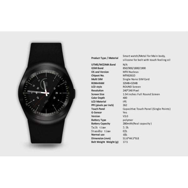 Y1 Round Bluetooth Wearable Passometer Smart watch Sleep Tracker Business Smartwatch for Android