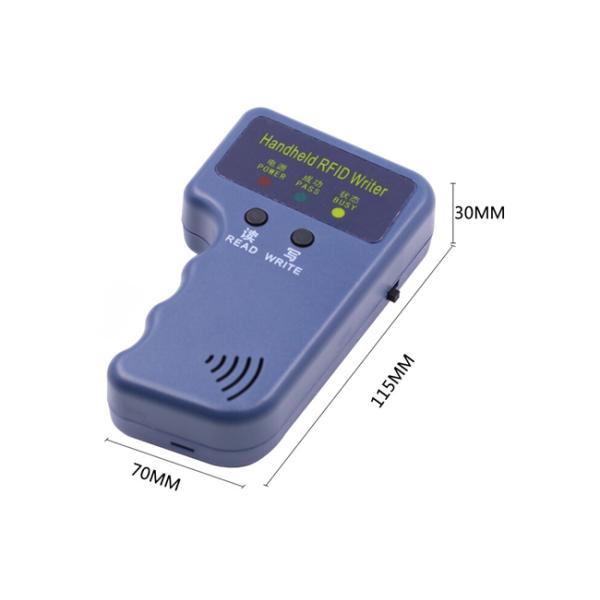 Plastic Small Handheld 125KHz EM410X RFID Card Reader Writer