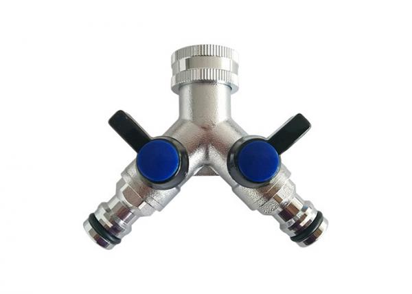 Buy Brass Y Type Three Way Ball Valve Tap with Easy Connects Female Inlet at wholesale prices