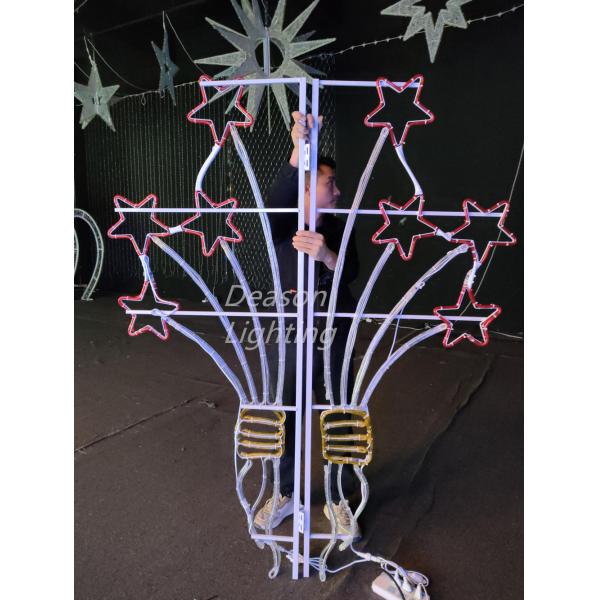commercial christmas pole decorations led