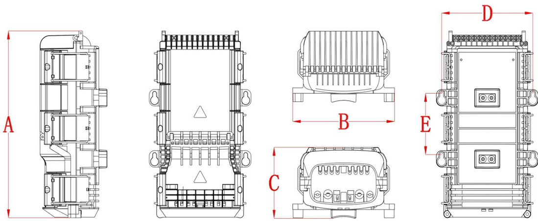 DA-FDB-72F-18 Fiber Optic Distribution Box
