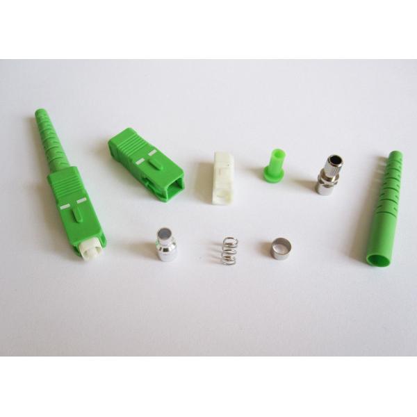 Fast Fiber Optic Connector SC APC / UPC Polish Quick Assembly 0.3db Insertion Loss