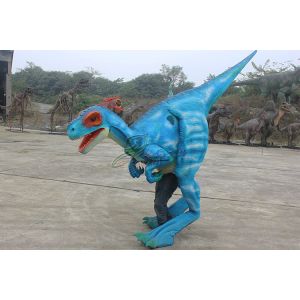 Buy cheap Adults Workers Realistic Raptor Costume Sunproof Colorized Lifelike Blue Color from wholesalers