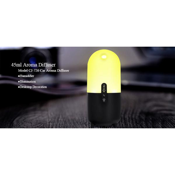 Portable Ultrasonic 15ml/hr 5W 45ml Car Aromatherapy Diffuser