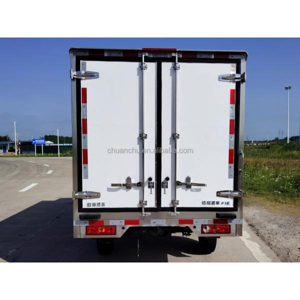 2 Tons Gasoline Mini Refrigerated Box Truck 1-10T Load Capacity Small Freezer Truck