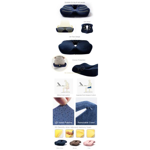 Bravo Coccyx Cushion Back Support The Perfect Solution for Tailbone Pain and Sciatica