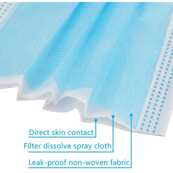 Disposable Gauze 10PCS FDA Earloop 3 Ply Face Mask