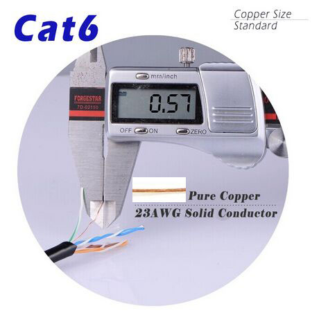 Green 4 Pair 23Awg Outdoor Cat6 Ethernet Cable Cat6 Crossover Cable