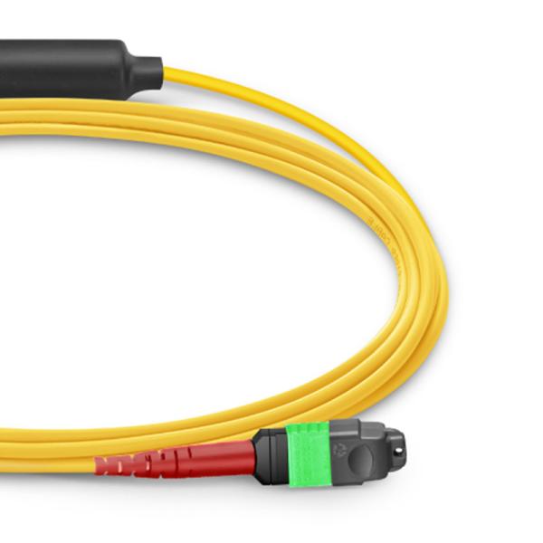 24 Core Fiber Optic Cable for Stable Operation -40- 80 C and Plugging Times 1000 Times