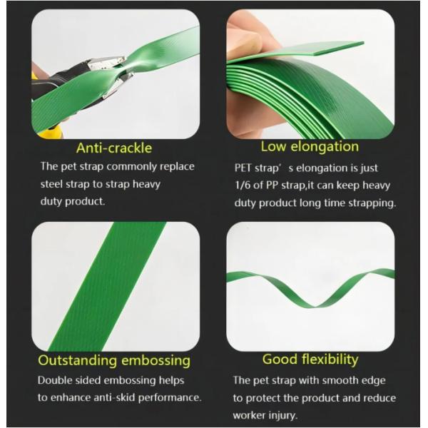 9-32mm Strap Width Plastic Pet Strap CE Packing Belt Maker With Strong Tension Use Heavy Cargo Packing