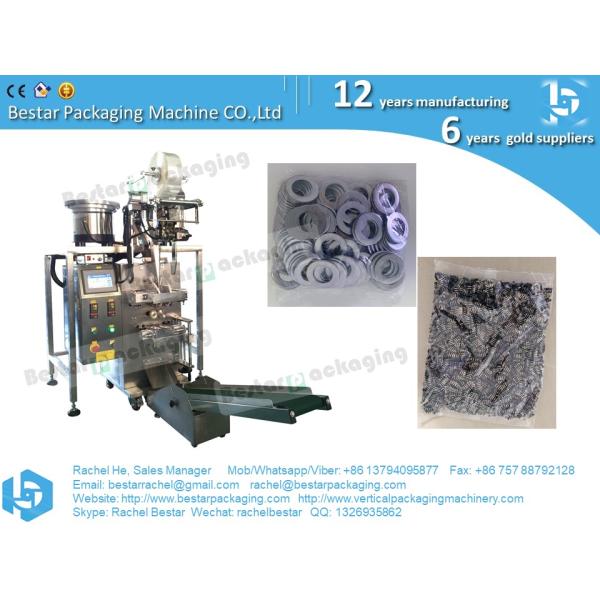 Automatic counting and filling and sealing packaging machine for hardware fasteners furniture accessories