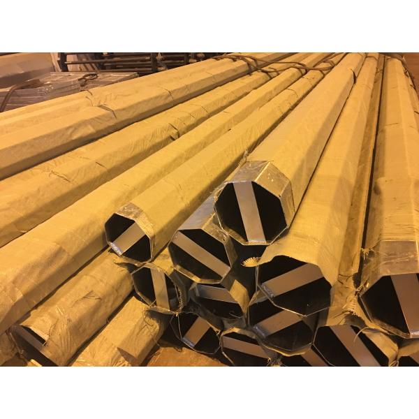 16mm Galvanized Steel Electrical Utility Power Pole With Insert Mode