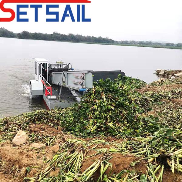 Customized Design Multi-Screw Amphibious River Cleaning Vessel for Garbage Removal