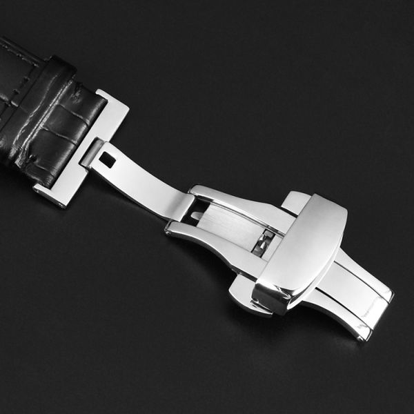 Classic, Understated Elegance With A Genuine Leather Strap