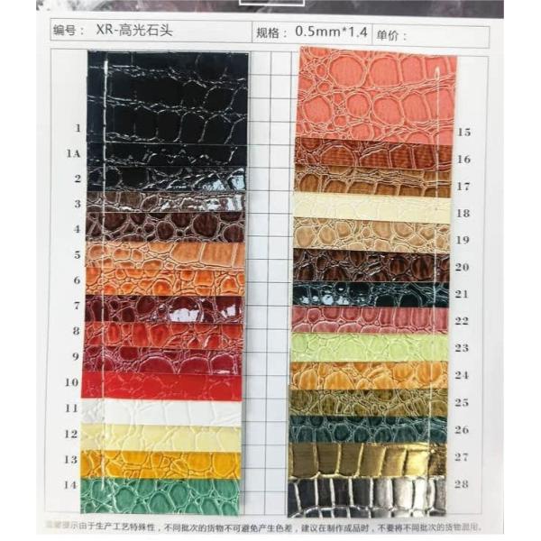 Glossy Crocodile PVC Leather Packaging Box Crocodile Embossed Leather