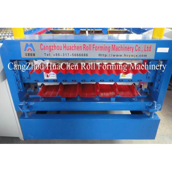 Buy Automatic Galvanized Steel Double Layer Roll Forming Machine with 380V 50Hz at wholesale prices