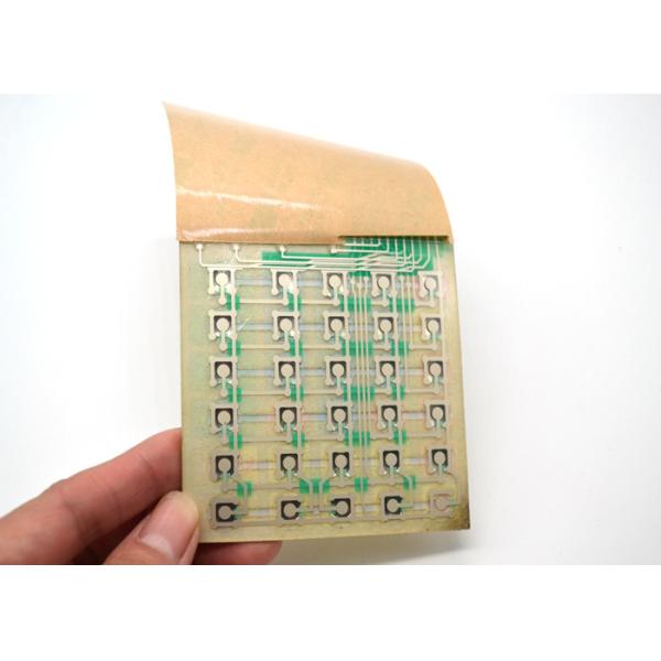 Flat / Embossed Tactile Membrane Keypad , Push Button Membrane Switch