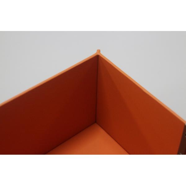 Handcrafted Modern Open-Top Storage Boxes/Bins with Metal Pull-Ring, PVC-Coated Epoxy Resin Structure, for Closet Wardrobe Organization (YG-H026)