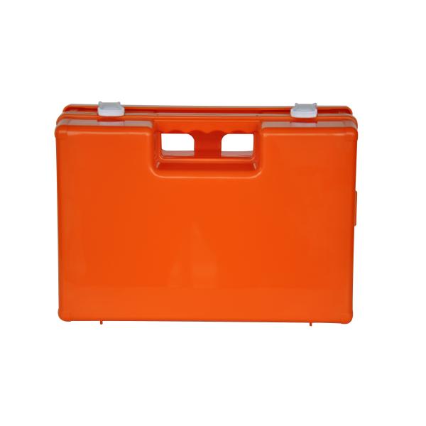 Red Green ABS First Aid Kit With Wall Bracket And Screws Medium Carry Case