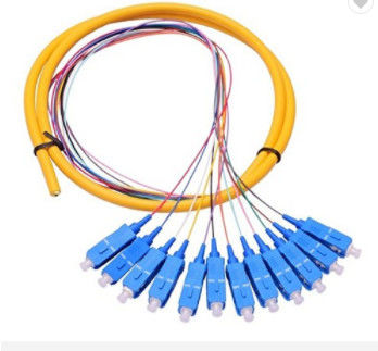 SC / APC Single Mode Fiber Optic Pigtail Simplex / Duplex Cord Type OEM 0