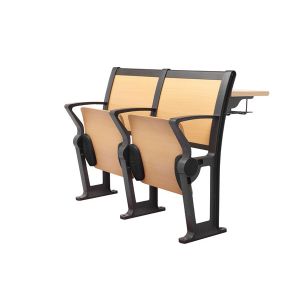Quality Wear Resistance Lecture Hall Chair With Desk For Terrace Classroom for sale