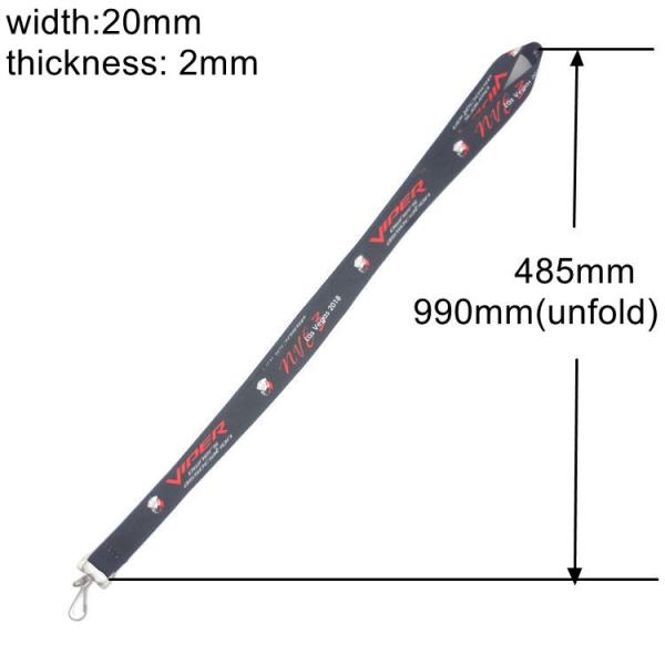 Safety Buckle Metal Hook Multi Coloured Lanyards Customized Designs Available