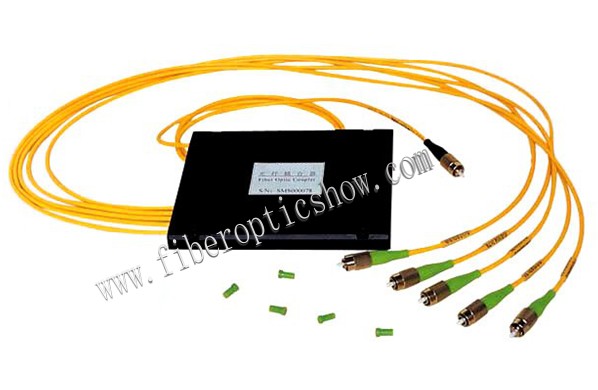 Single Mode 1×4 TBC Fiber Optic Splitter For Optical Module And The Fiber Sensor