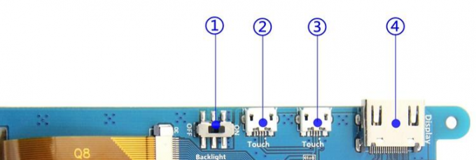 7 Inch IPS TFT Screen 800x480 5 Point Capacitive Touch Screen Raspberry Pi Compatibility