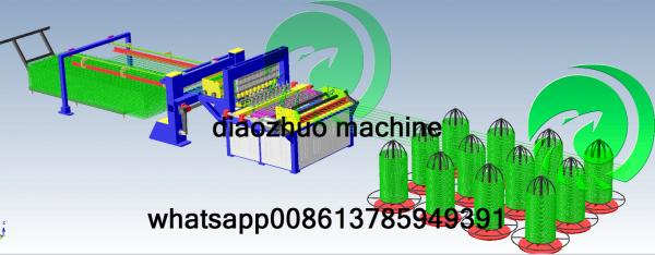 Buy High Productivity Wire Cage Welding Machine , Chicken Mesh Making Machine at wholesale prices