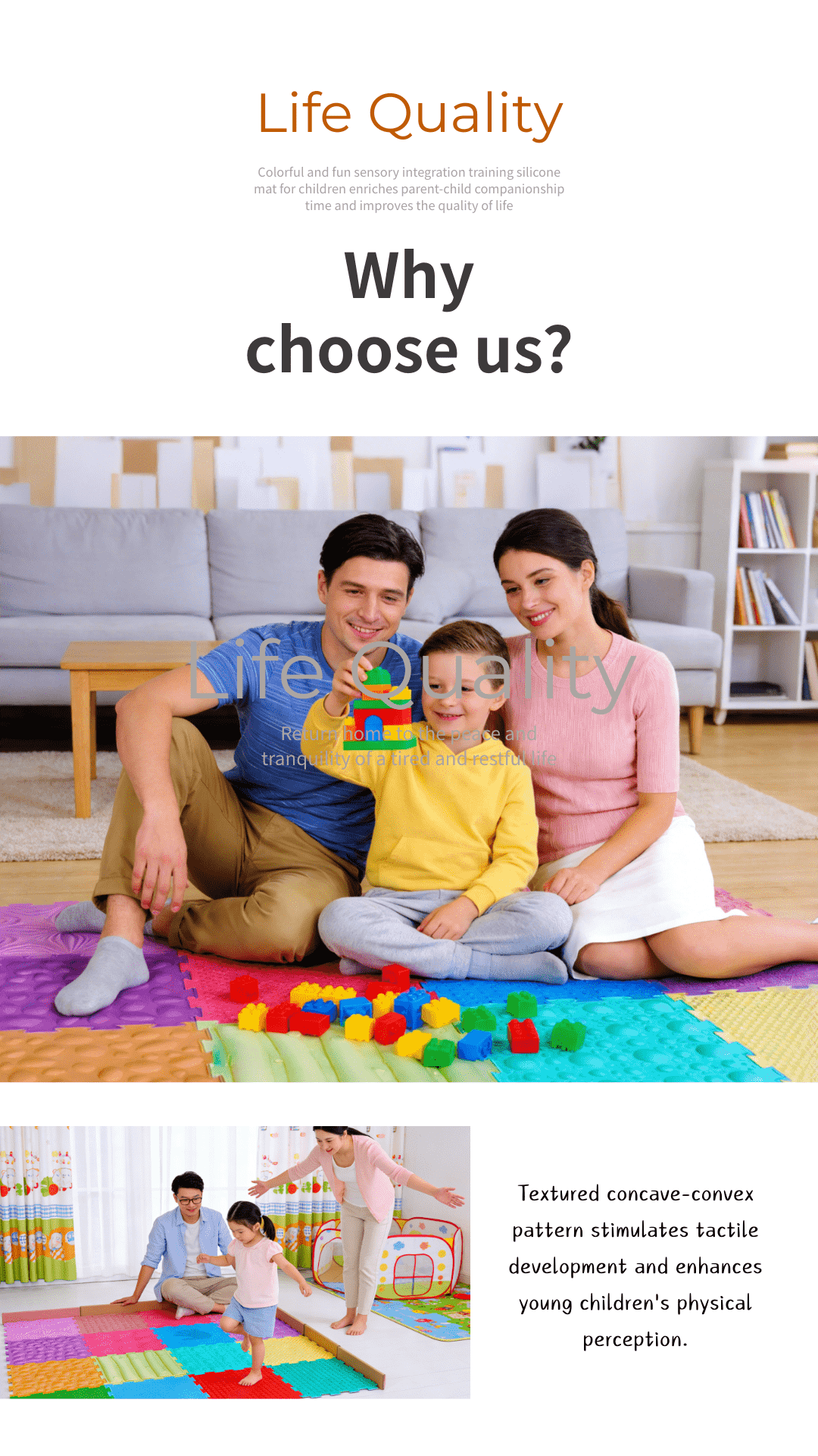 Portable Sensory Training Silicone Mat Kids Non Toxic Footprint Texture Tactile Massage Home Sensory Rehabilitation Pad