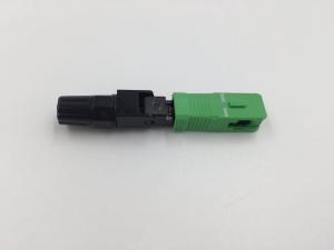 Quality SC APC Passive Electronic Components Ftth Fiber Optic Adaptor Fast Connector 50Mm for sale