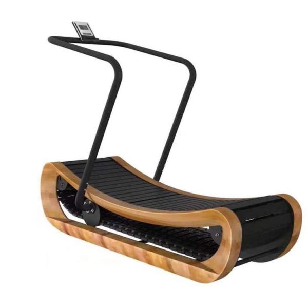 Non-Motorized Walking Air Runner Curved Surface Manual Home Running Equipment Treadmill Machine Wooden Curved Treadmill