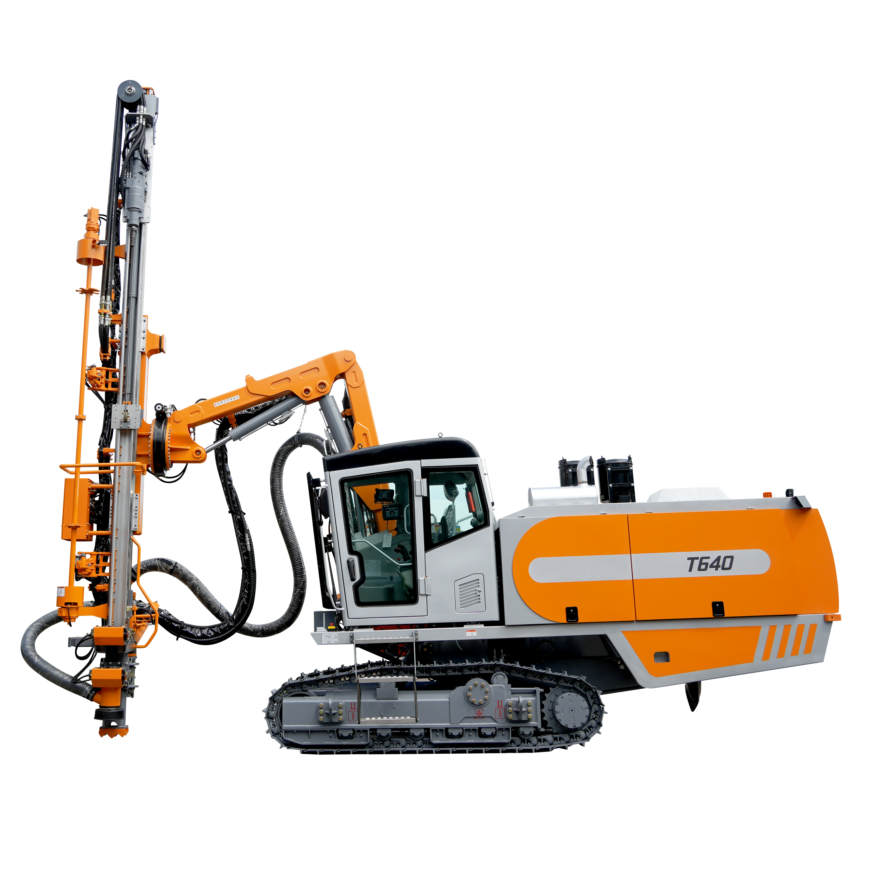 T640 Integrated Surface Top Hammer Drill/Drilling Rig With High Frequency High Pressure Full Hydraulic Rock Drills for Diameter 76-115 mm