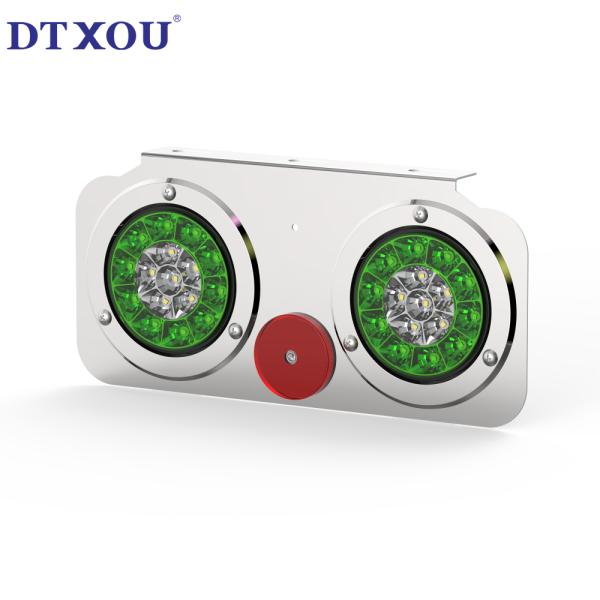 4-inch circular trailer tail light indicator L-shaped combination tail light