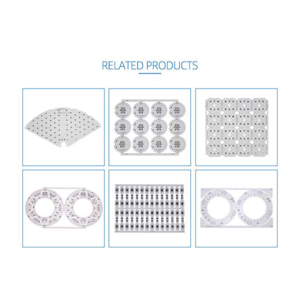 LED Panel Light HASL Lead Free Dob Aluminum PCB 18w Custom PCBA